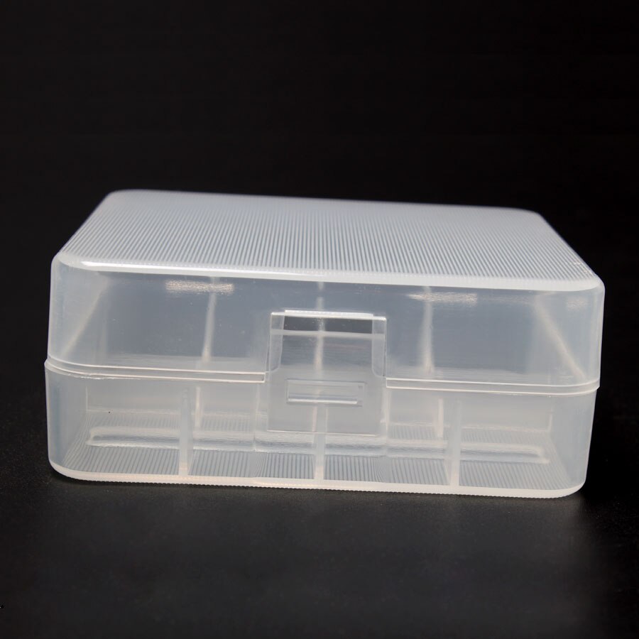 Plastic Transparante Doos 2*26650 Batterij Houder Case Draagbare Plastic 18650 Batterij Opbergdoos Geval Houder