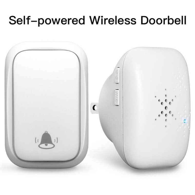 150M Ring Doorbell Wireless Doorbell No Battery Waterproof Self-Powered Door Bell Home Cordless Ring Dong Chime Timbre Calling