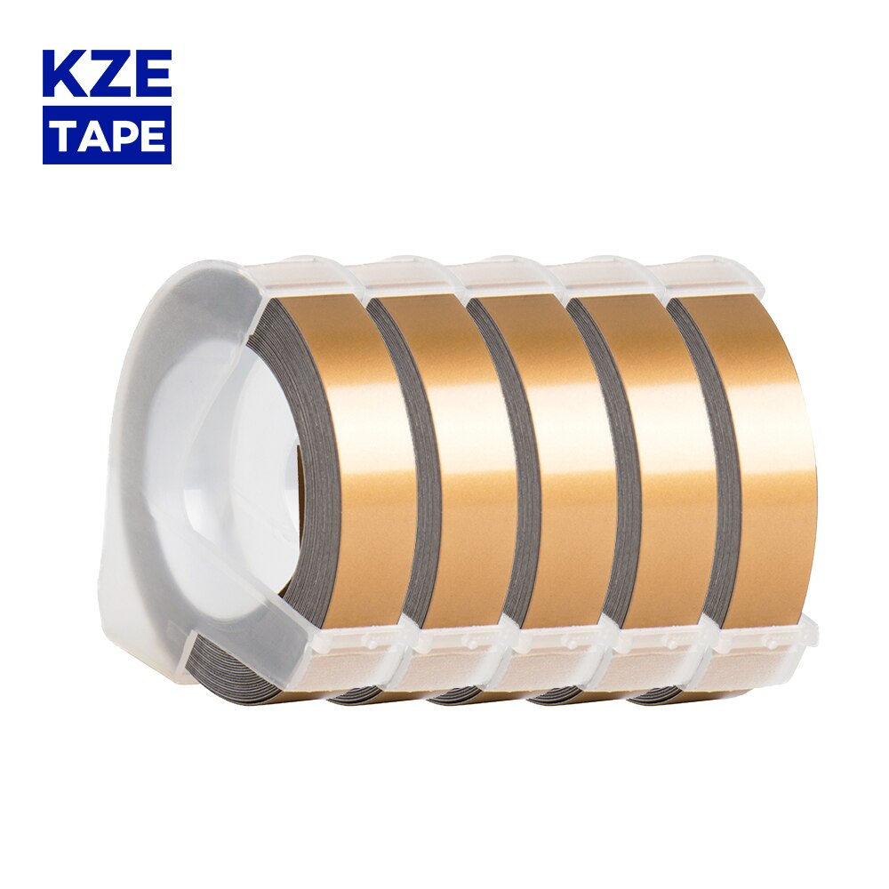 Multicolor 5 rolka 6mm 9mm 12mm 3D tłoczenie taśma z etykietami kompatybilny Dymo 1610 12965 drukarka etykiet do Motex E101 drukarka do etykiet