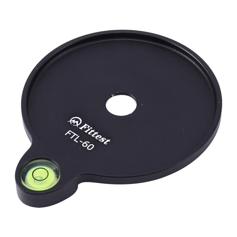 Fittest 60Mm Diameter Extra Offset Bubble Level Board Voor Slr Statief Bal Hoofd Rrs Camera Aluminium Waterpas: Default Title