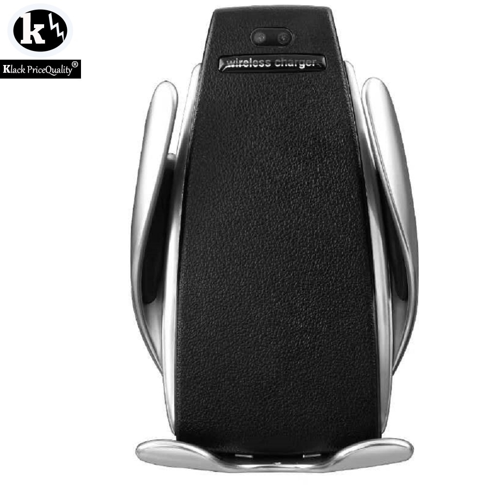 Soporte movil para Coche Abre Cierra Automatico Inteligente Celular por Sensores Rejilla Carga Inalambrica Universal Universal Ajustable con Clip Gancho Mejorado para Ventilador del Aire Ventilación Envio desde España