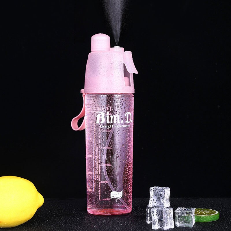 Bidon rowerowy rozpylać robić wody w sprayu szklany plastikowy, pojemny kubek studenci Aquarius na wolnym powietrzu: 3