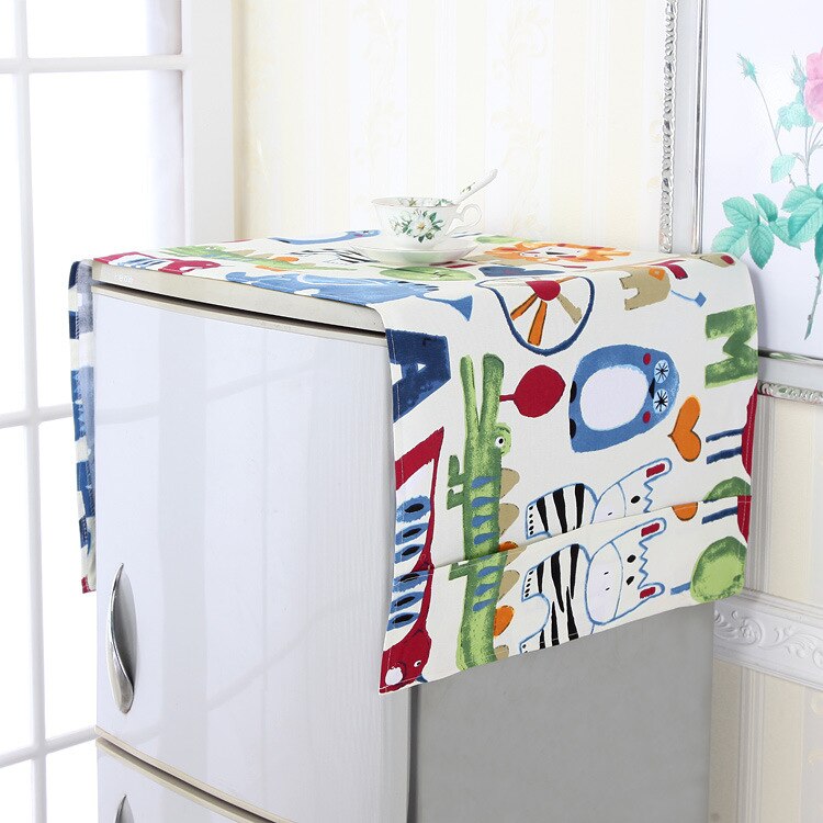 Moderne transfrontalier serviette rouleau Machine à laver cache-poussière simple ouverture réfrigérateur serviette réfrigérateur stockage sac suspendu