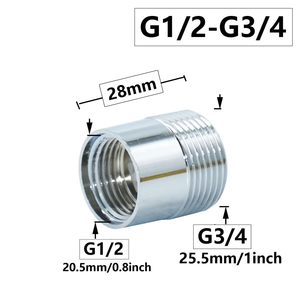 Latão 1/2 "3/4" 1 "macho fêmea rosca conector reduzindo acoplador acessórios de cobre conectores de tubo adaptador de torneira de água: Vermelho