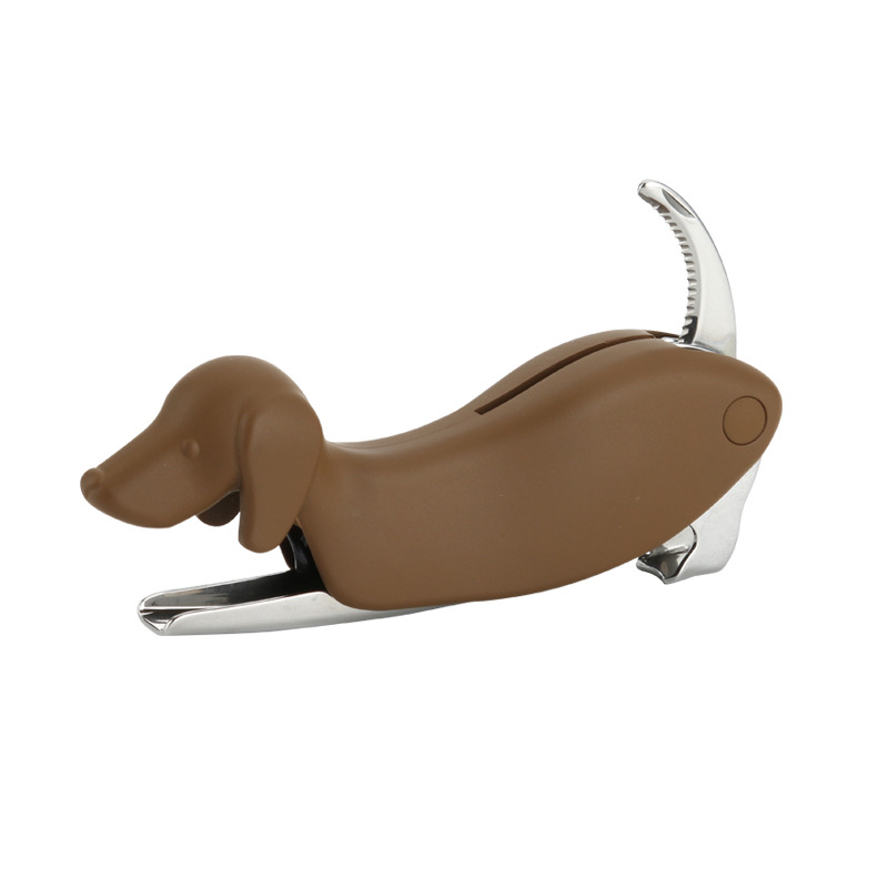 Ouvre-bouteille de vin pour chien, tire-bouchon avec coupe-feuille, ouvre-bière, amoureux des animaux dans le Zoo, chien, chat, oiseau, renard, requin, Robot, hibou, papillon