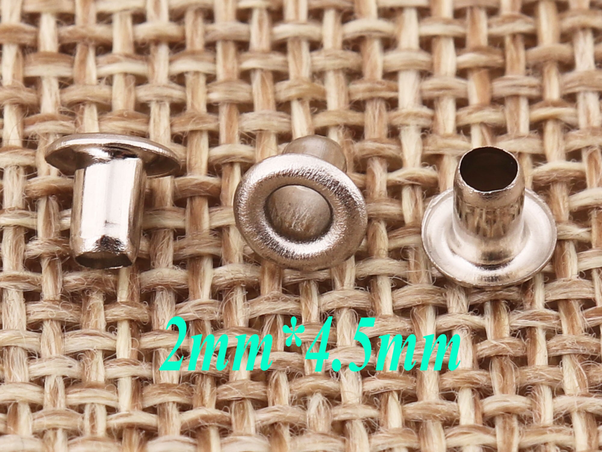 200Stck Mini Silber- Metall Ösen und Ösen Pro Stichworte,Nähen Ösen Tunnel Segeltuch Ösen Tasche Ösen
