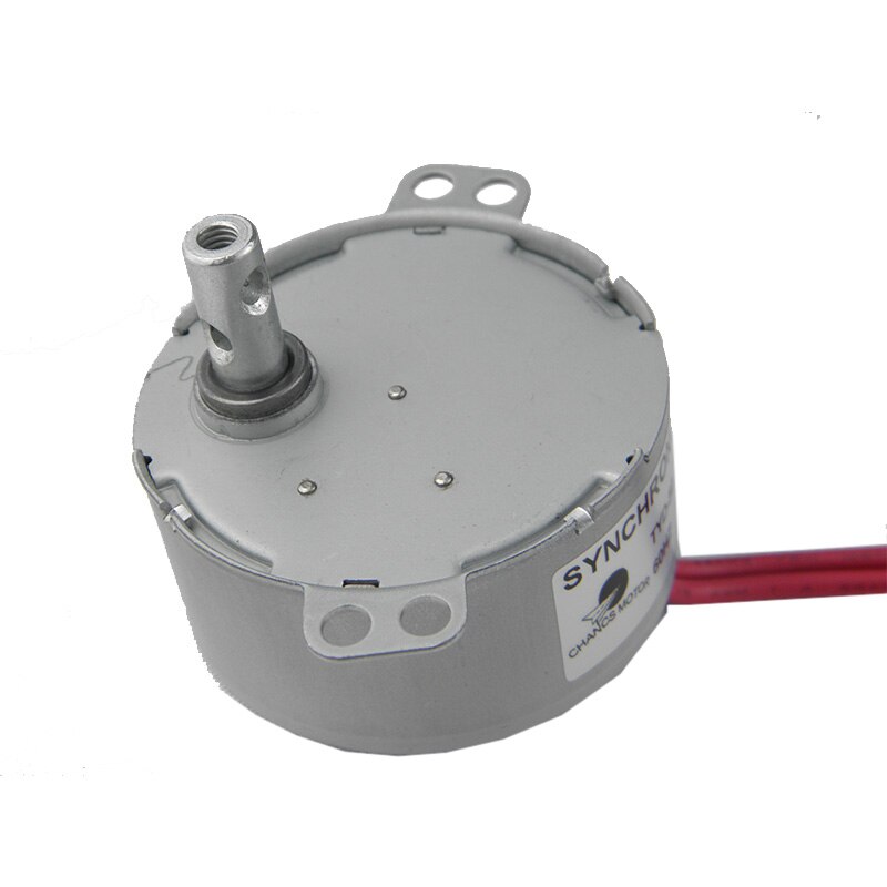 CHANCS TYD50 Synchronous Synchro Motor 110V AC 7.5-9RPM CCW Fixed Rotation 4W Torque 6Kgf.cm Gear Electric Motor