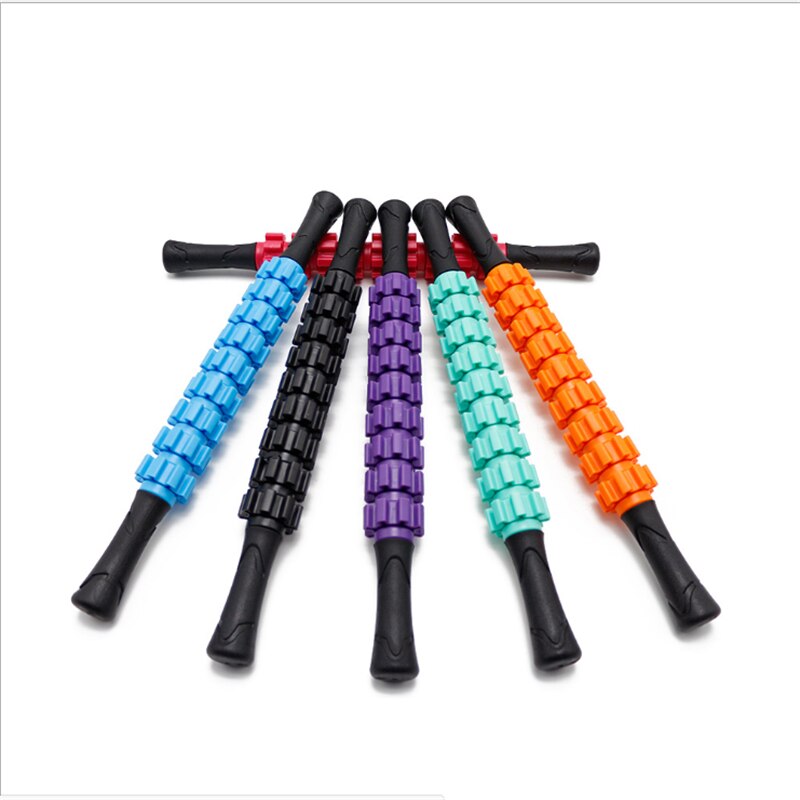 9 ruller yoga massasje stick kropp sport massasje verktøy fysioterapi gjenopprette trykkpunkt muskel rulle treningsutstyr