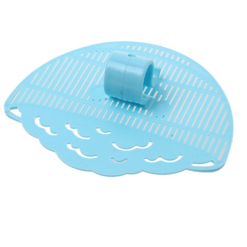 Smiley Blatt Geformte Reis Waschen Filter Gerät Spaghetti Bohnen Siebe Siebe Küche Zubehör Obst Gemüse Reinigung Werkzeug: lächelnd Blau