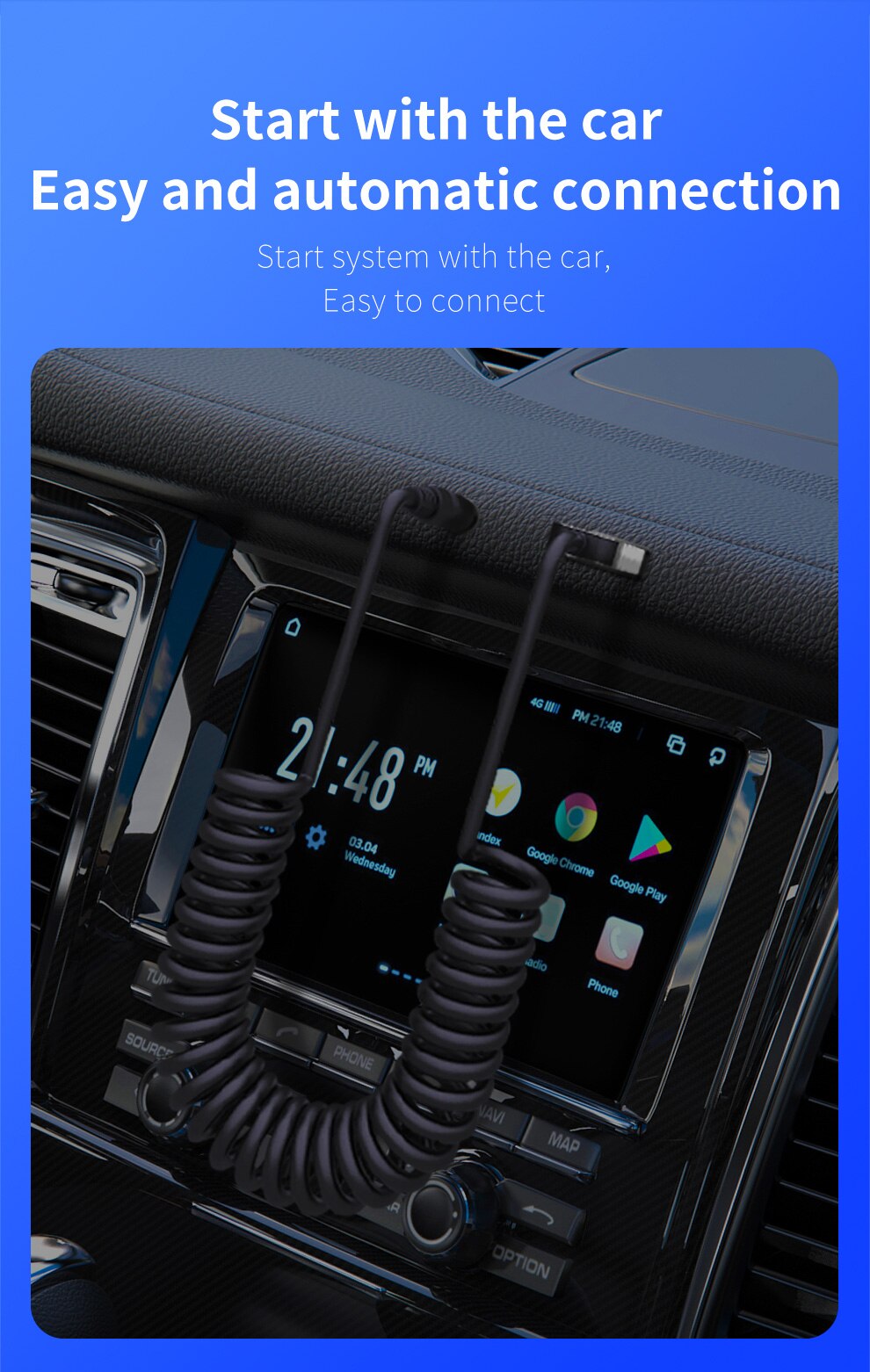 COMFAST Bluetooth Adapter 3.5mm Jack Aux BT5.1 USB Dongle Receiver Auxiliar Bluetooth For Car Speaker Audio Music Transmitter