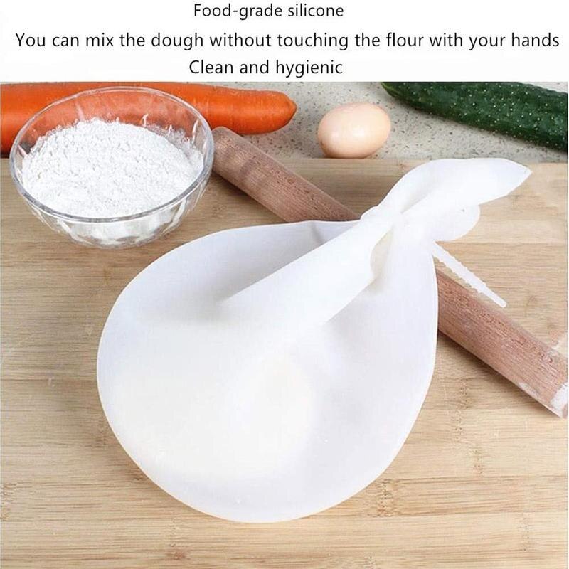 Siliconen Kneden Zak Meel Mixer Tas Herbruikbare Koken Brood Deeg Voor Pizza Gadget Keukengerei Mixer Gebak N1A4