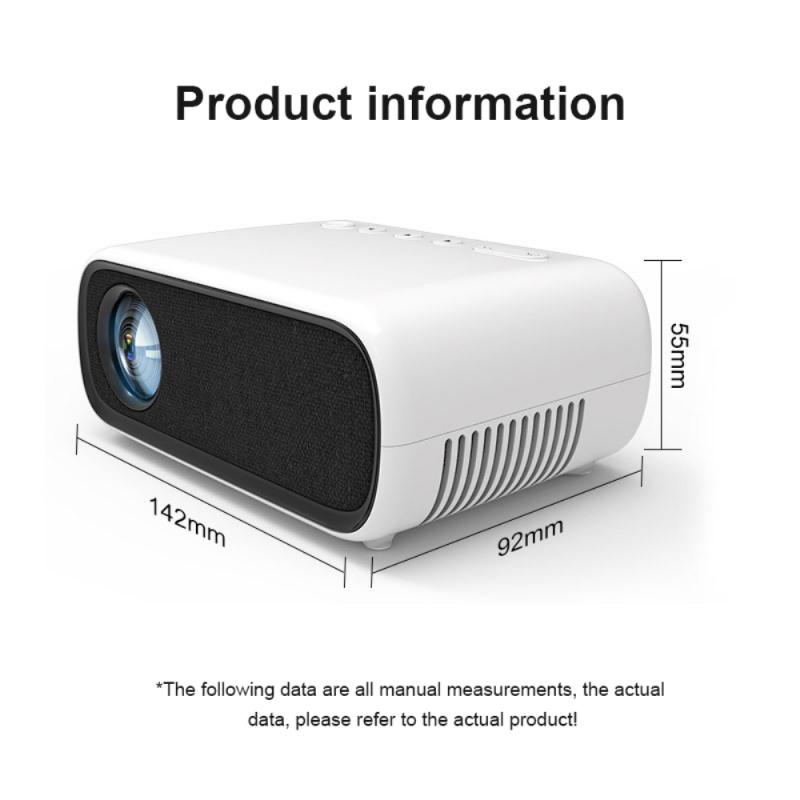 Mini Projector 1080P LED Projector Home Theater Cinema Raagbare Home Theater Film Live Games Led Micro Proyector