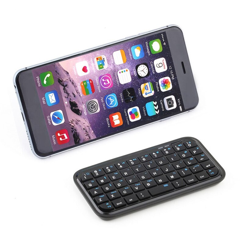 Pocket Bluetooth Keyboard Mobile Phone Universal Wireless External Bluetooth Keyboard Micro USB Port Pocket Size Portable