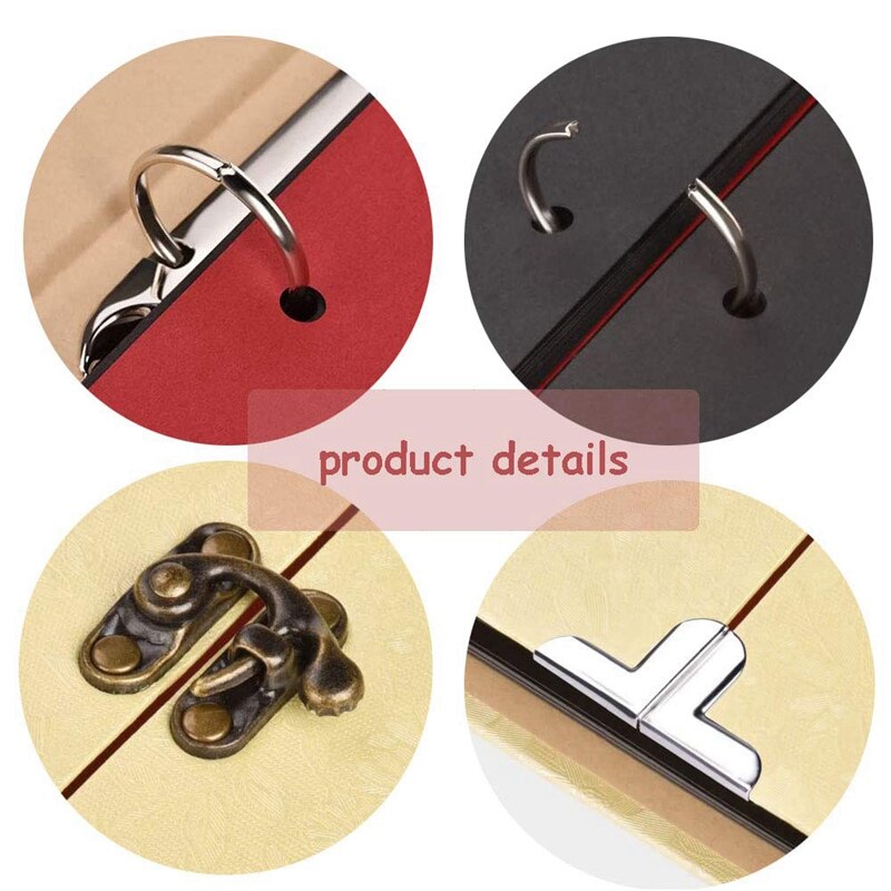 Heart DIY Scrapbook Photo Album Wedding Anniversary Valentine's Day Wedding Birthday Family Album Memory Books