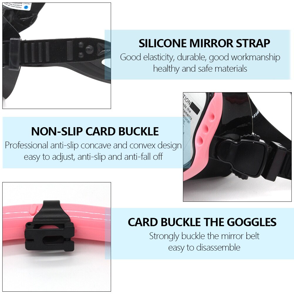 Professionelle Tauchen Masken Schnorcheln Set Erwachsene Silikon Rock Anti-Fog Goggles Gläser Schwimmen Angeln Pool Ausrüstung