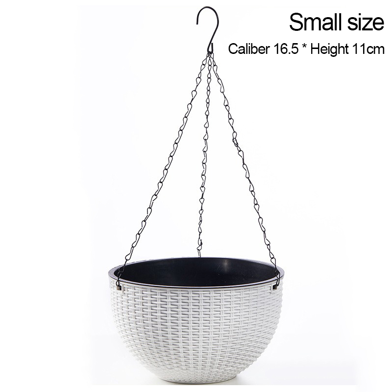 Hengende blomsterpotter til å henge blomster utendørs blomsterpotte planteoppheng makramé planteoppheng vaser: Mørk kaki