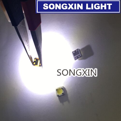 SAMSUNG-retroiluminación LED de 100 lúmenes, 1W, 3V, 3535, 3537, blanco frío, para TV, A129CECEBP18A-2092, 4JIAO