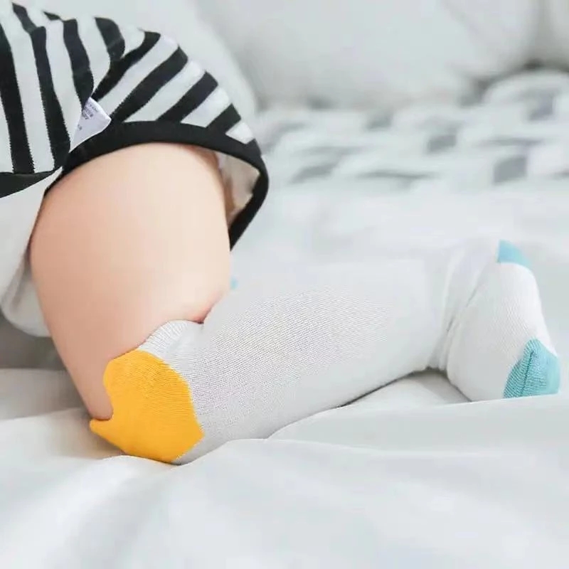 1 Paar Unisex Streep Mooie Leuke Leeuw Vos Kids Baby Sokken Knie Meisje Jongen Peuter Sokken Dier Zuigeling Zachte katoen Been Warm