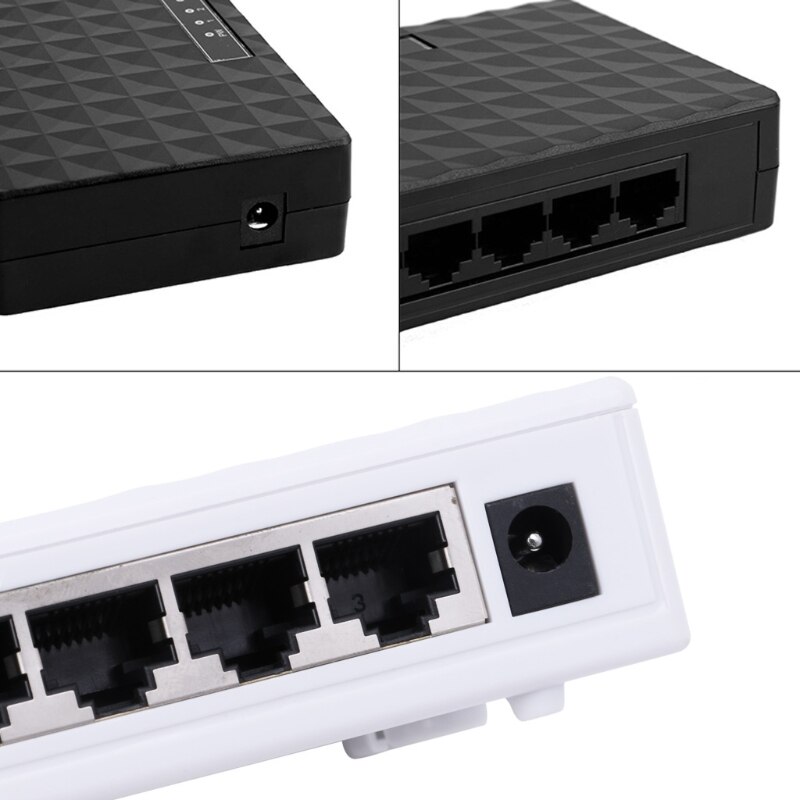 Hub Ethernet 10/100 ports, 5/8 Mbps, réseau, auto-mdi/MDIX