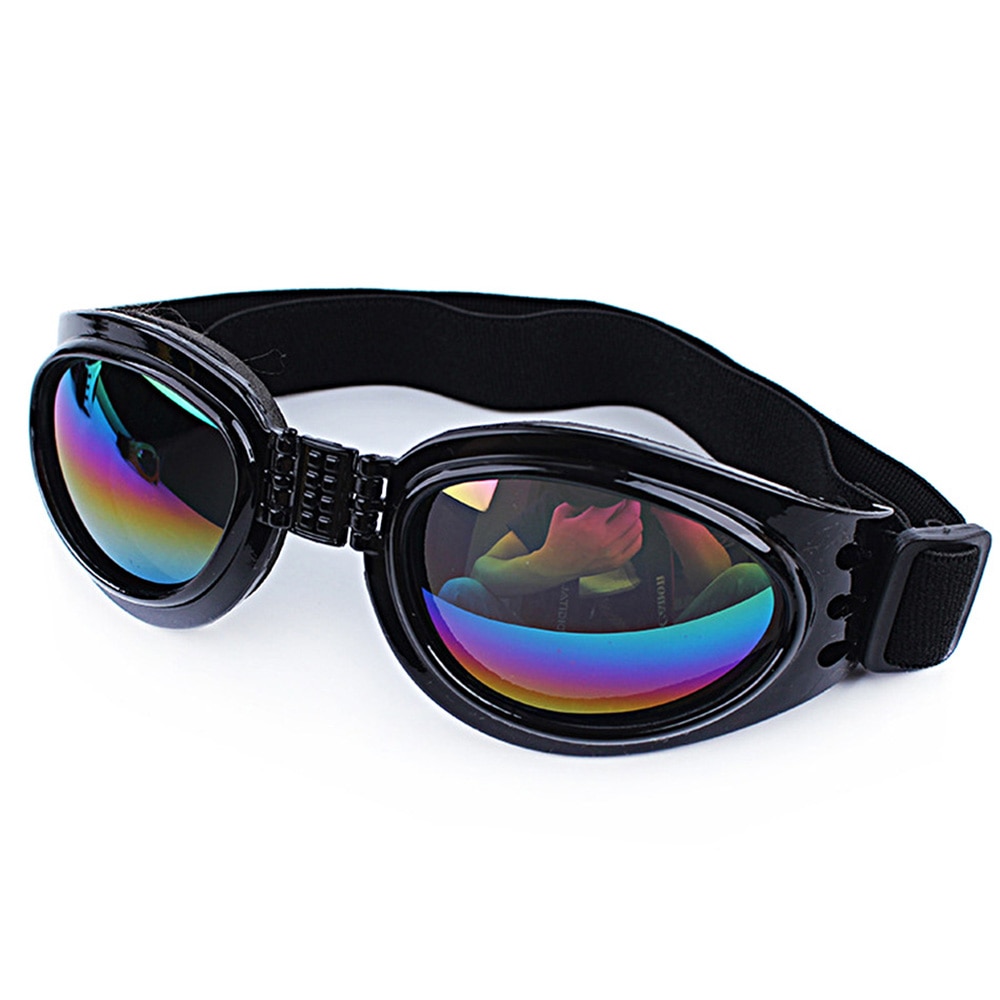 Hond Verstelbare UV Zonnebril Zwart Eye-wear Kostuum Opvouwbare Zon-slip Goggles Gromming Product 'S Props Accessoires