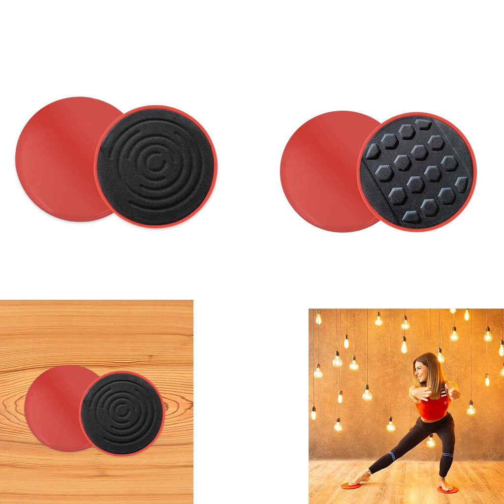 2 x Delta discos disco Core deslizadores doble cara Fitness gimnasio en casa Abs ejercicio