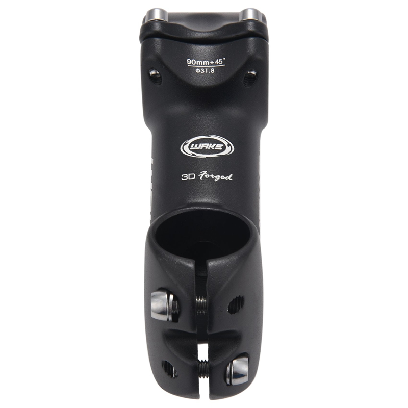 Wake Korte stuurpen voor fiets (mountainbike, racefiets, MTB, BMX, normale fiets), 31,8 mm, 45 mm lang, goudkleurig