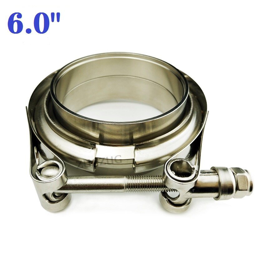 ZUCZUG 1.5-6.0" Self Aligning with welding groove male/ female flanges V Band/V-band Clamp assembly: vbkmf600