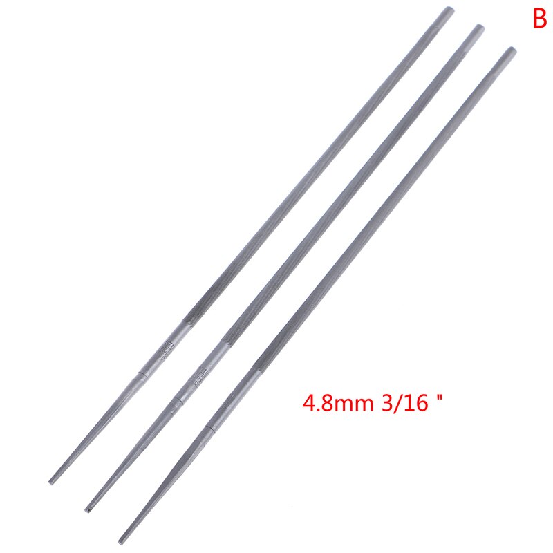 3pcs Round Chainsaw Saw Chain Files Sharpening Chainsaw Chains 4mm 4.8mm 5.5mm Woodworking Hand Tools: B