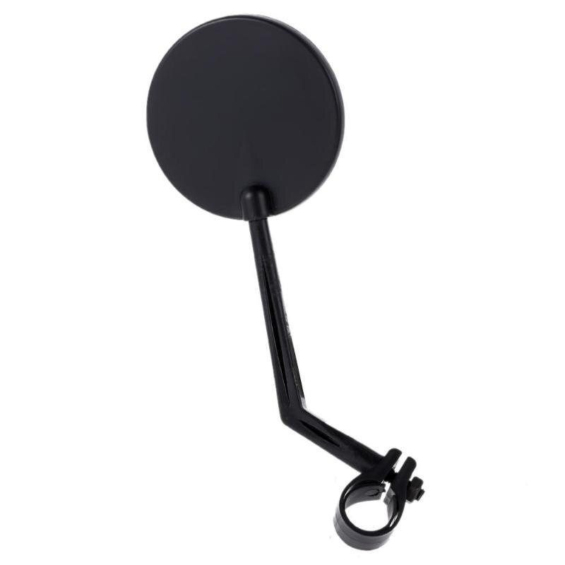 2 pcs Universal Rotate Cycling Bike Handlebar Rear View Rearview Mirror Glass Black Flexible Adjustable Safe Security Safety