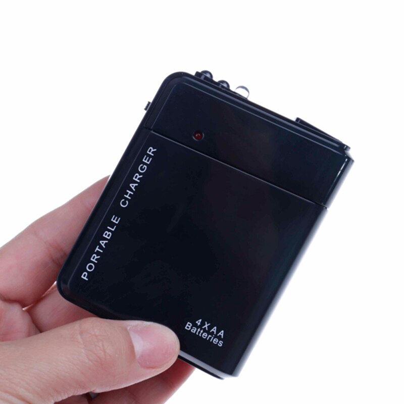 4*AA USB Rechargeable Battery Mobile Phone Charger Emergency Power Chargering Cell Phone Mp3 MP4 USB Interface Accessory Bundles