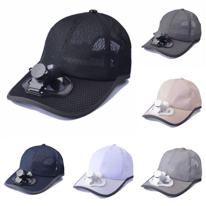 Sun hat with fan, USB rechargeable fan hat, a must-have hat item for hiking in summer