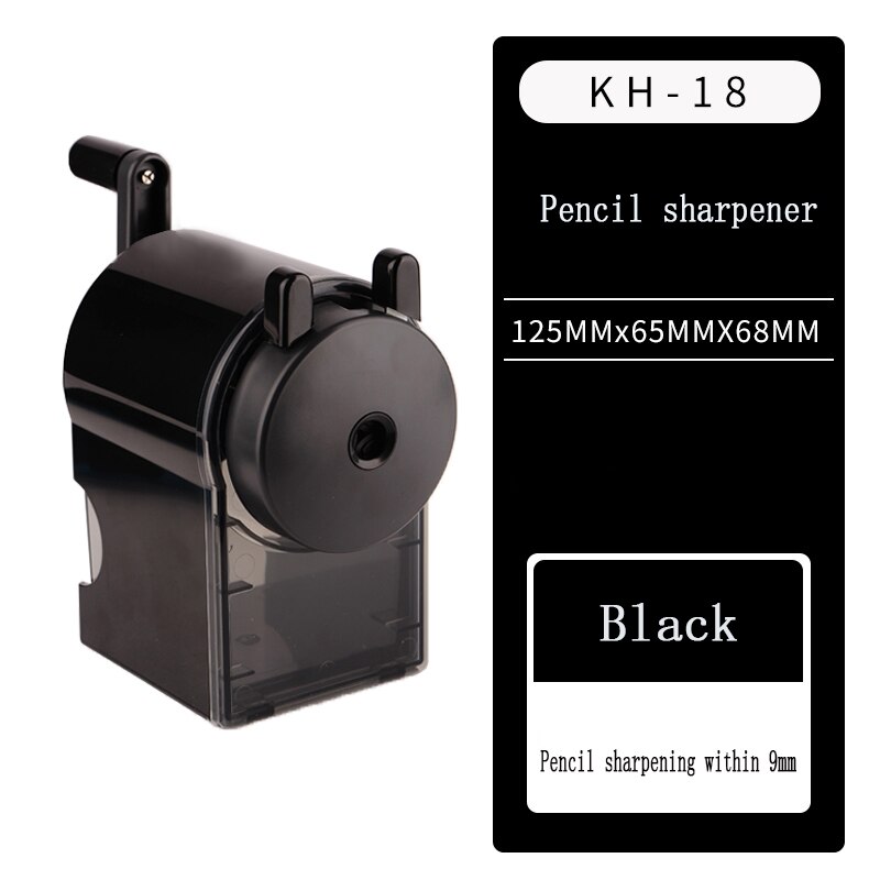 UNI KH-18 Hand-cranked Pencil Sharpener Child Safety Pencil Sharpener Pupils Art Students with Pencil Sharpener Pencil Sharpener