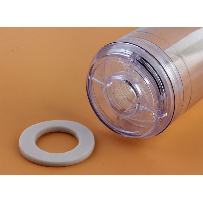 Waterzuiveraar Accessorie 10 Inch Verpakking Shell Diy Filter Materiaal Vullen Transparante Filter Element Lege Shell Platte Druk