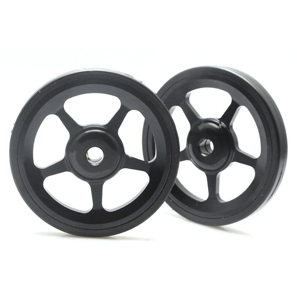 2 uds fácil ruedas Durable aleación de aluminio Mini ensanchamiento Super ligero reemplazo trasero plegable bicicleta al aire libre estable para Brompton