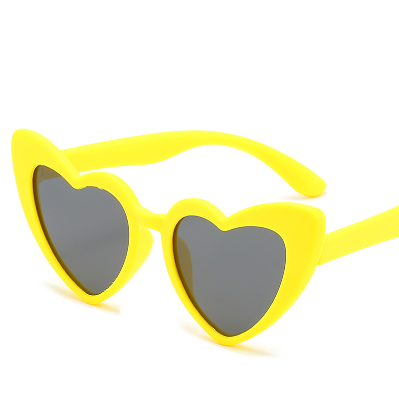 Gummi Polaroid Baby Mädchen Sonnenbrille für freundlicher Herz TR90 Schwarz Rosa verrotten Herz Sonnenbrille für freundlicher Polarisierte flexibel: KPR04-C3