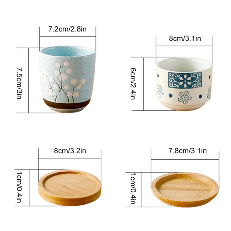 Japanese Style Cloud Ceramic Flower Pot Qinghua Porcelain Garden Succulent Planting Pot Indoor Flower Pot Desktop Decor Vase