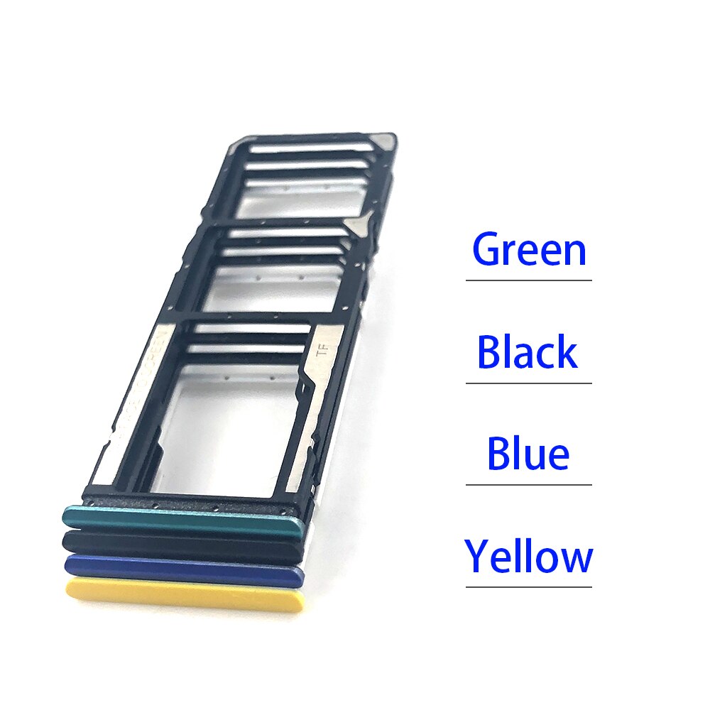 SIM Tray Holder For Xiaomi Poco X3 NFC M3 F3 F2 Pro Sim Card Tray Slot Holder Adapter Socket Repair Parts