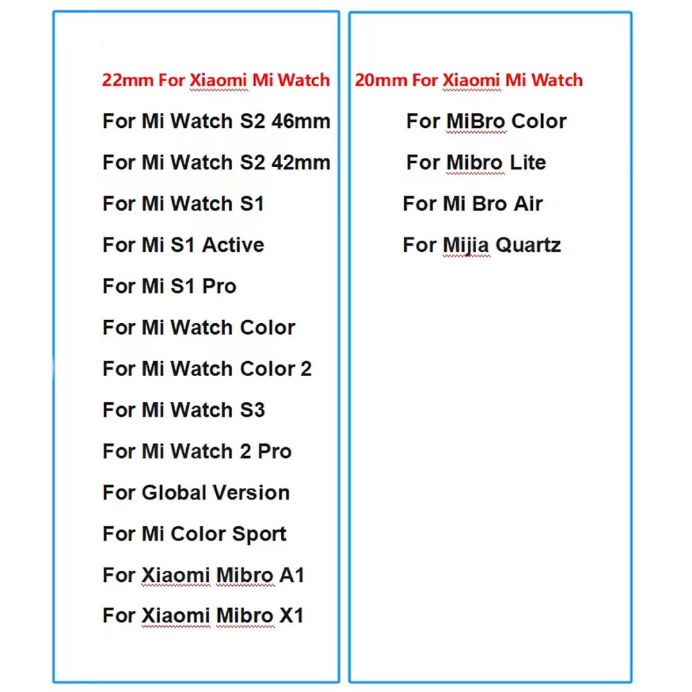 20mm 22mm läderarmband för xiaomi watch  s1/s3 s1 active  s1/2 pro klockarmband armband för mibro  a1/x1/ färgat armband