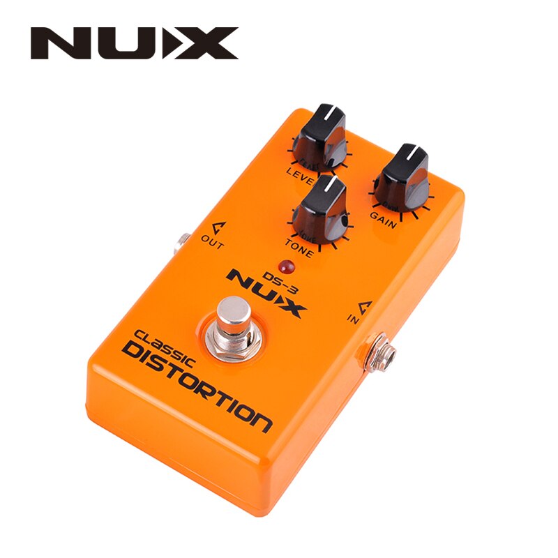 Pedal NUX Effect CH3 DS3 AS4 HG6 OD3, simulador Overdrive clásico, coro, alta ganancia, pedales con efecto de guitarra eléctrica, partes de guitarra