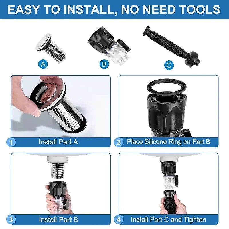 Gootsteen Downpipe Wastafel Cross Drain Downpipe Intrekbare Deodorizering Zeef Badkamer Wastafels Anti Verstopping Keuken Accessoires