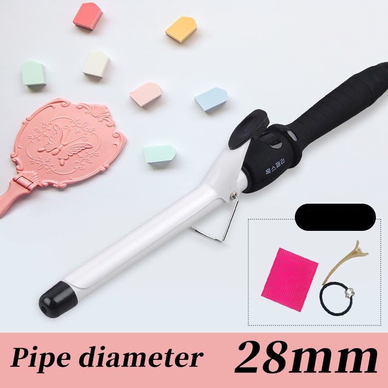 Rizador de cerámica , plancha eléctrica para rizar, Herramienta de Peinado: diameter28mm / AU