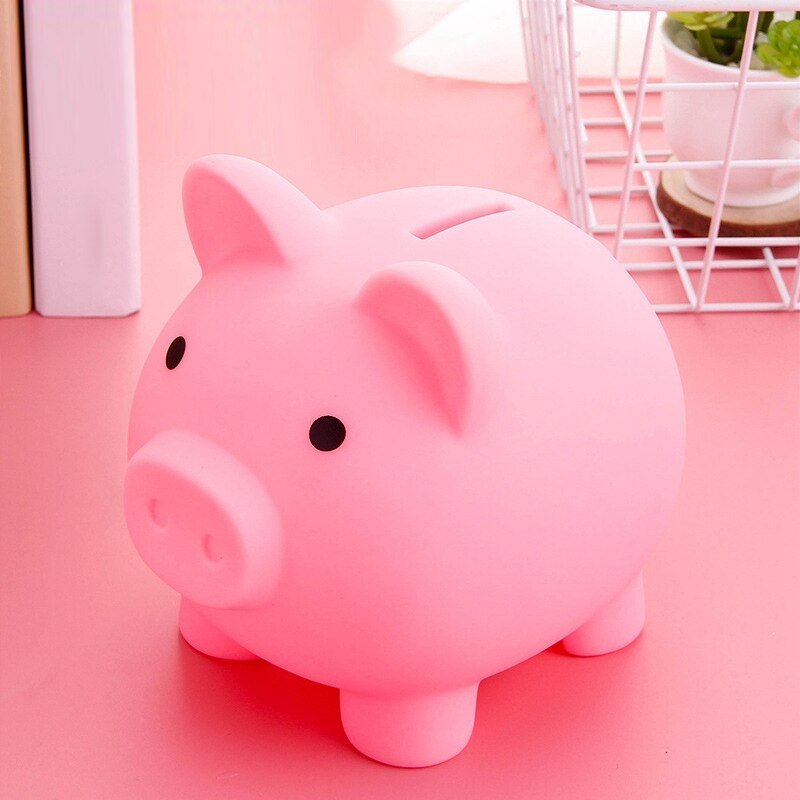 Piggy Spaarpot voor Kinderen Cartoon Spaarpotten Home Decor Kinderen Banking Speelgoed Bureau Ornamenten Nieuwjaar Kerstpakketten voor kids: 2 S