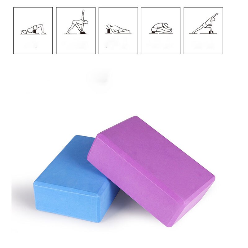 Gym Fitness Eva Yoga Blok Kleurrijke Schuim Blok Baksteen Voor Crossfit Oefening Workout Training Bodybuilding Apparatuur
