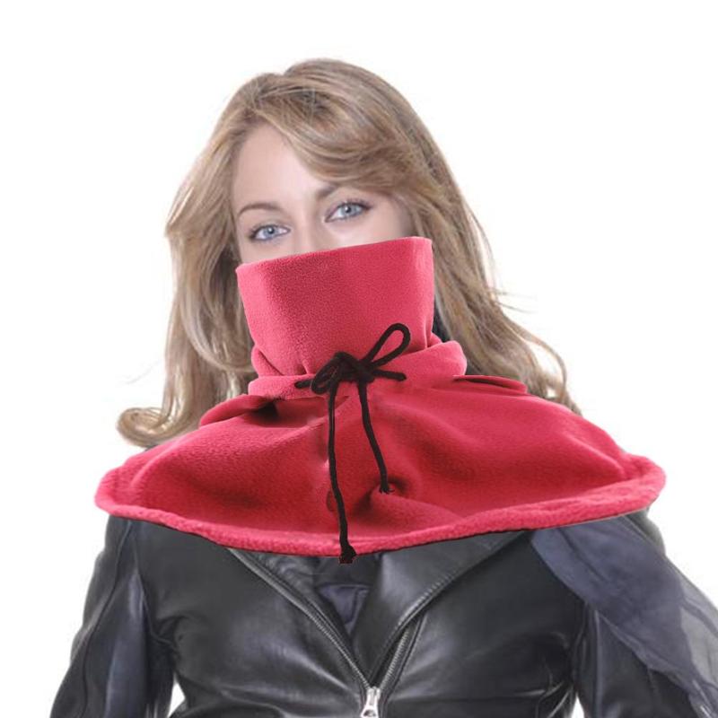 Thermal Fleece Balaclava Hat Hooded Neck Warmer Winter Sports Snowboard Face Mask For Men Bike Helmet Masked Cap