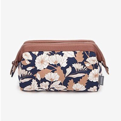 Bolso de viaje con de flamenco para mujer y niña, neceser para limpieza y belleza: 01