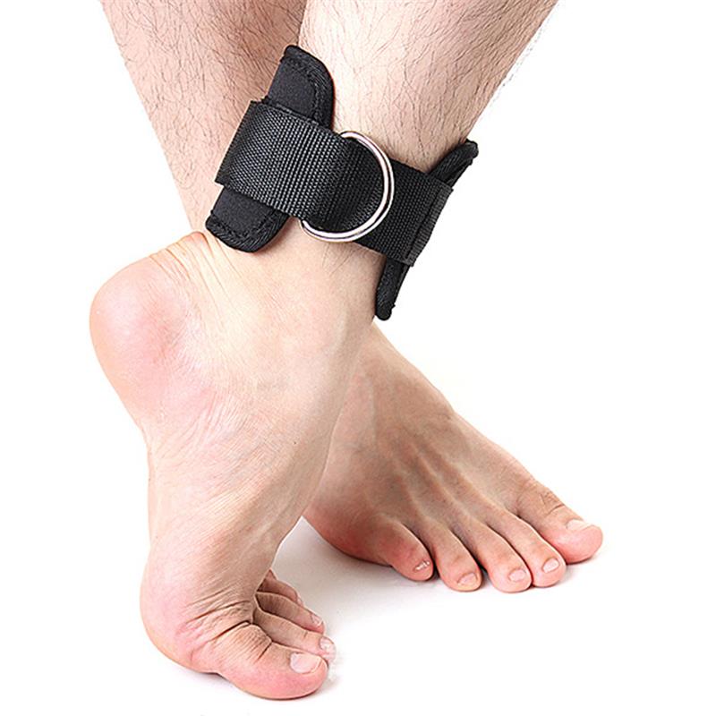 1 Paar Enkelbandjes D Ring Oefeningen Protector Voor Fitness Been Dij Katrol Lifting SAL99