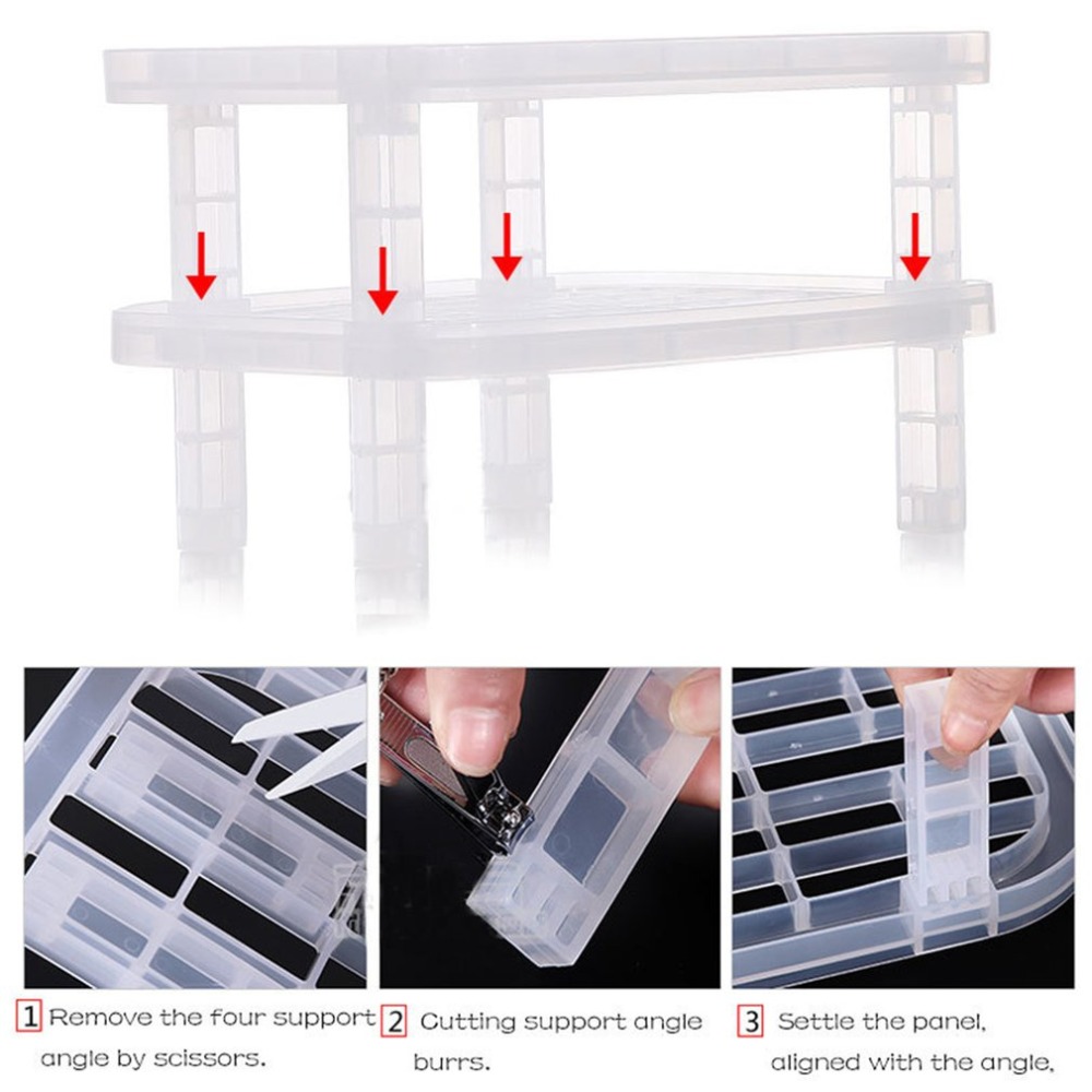 Single Layer Dish Plate Storage Organizer Transparent Antibacterial Vertical Dish Rack Kitchen Rack Space-Saving