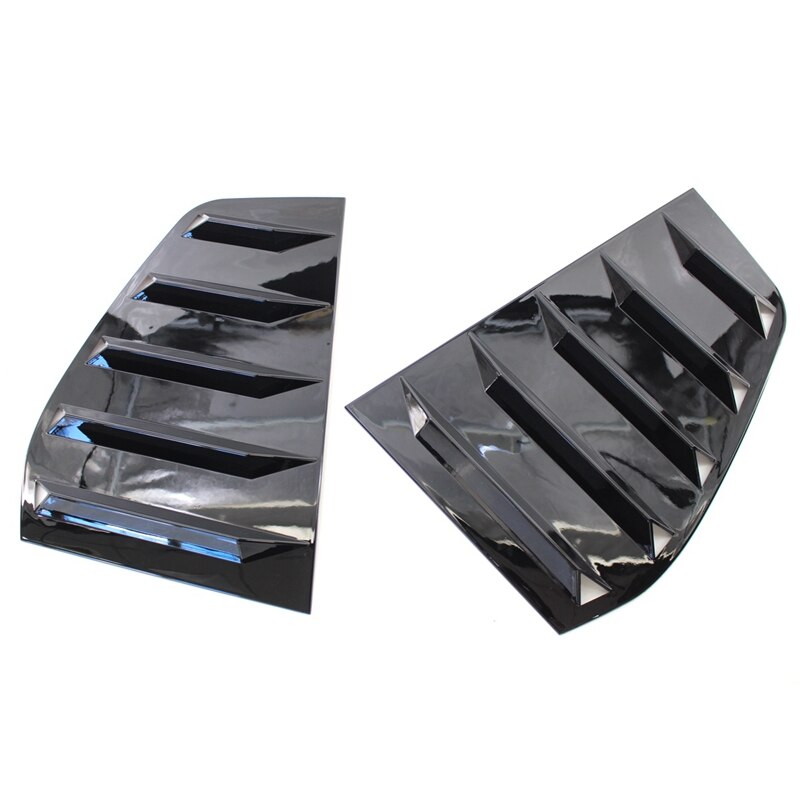 For-golf 6 mk6- r bagrude sidevindue lamel solafskærmning beklædning blank sort