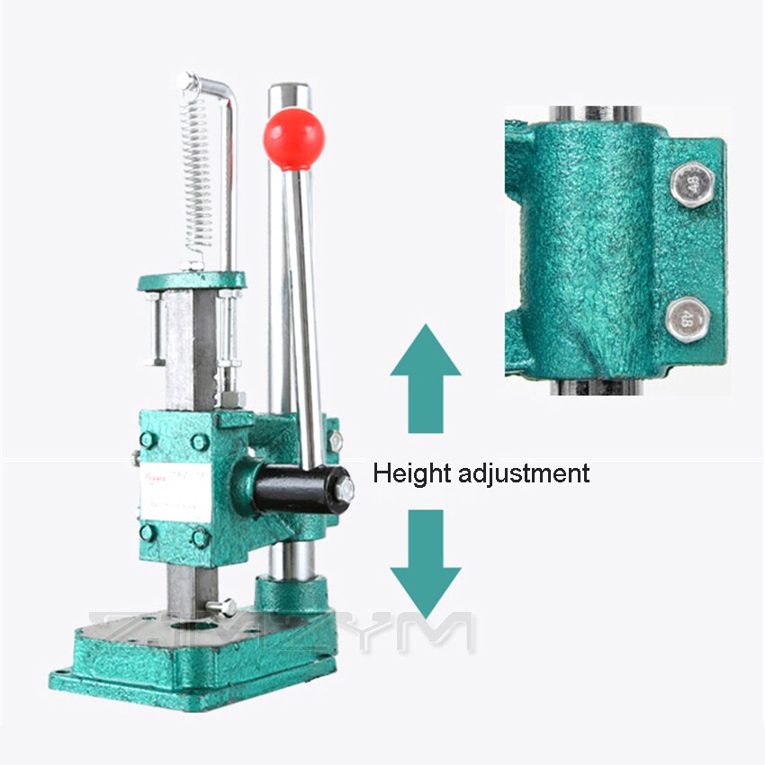 JM-16 Round Head/Square Head Hand Press Machine Manual Presses Industrial Desktop Mini Punch Punching Press Machine