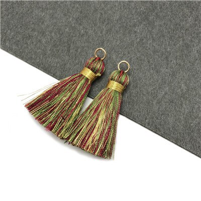 Chengrui L114, 4 Cm, Zijde Kwasten, Kleine Kwasten, Hand Made, Earring Bevindingen, fringe Gordijn, Kwastje Fringe Voor Gordijnen, 4 Stks/zak: L11427